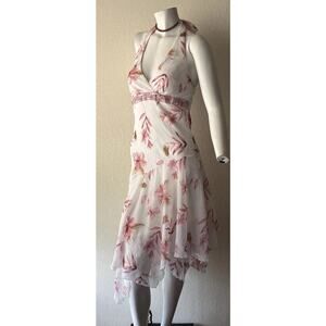 Y2K Speechless Dress Halter Asymmetric Fairy Whimsy Ballet Pink Babydoll HOCO